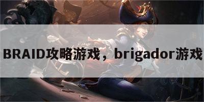 BRAID攻略游戏，brigador游戏